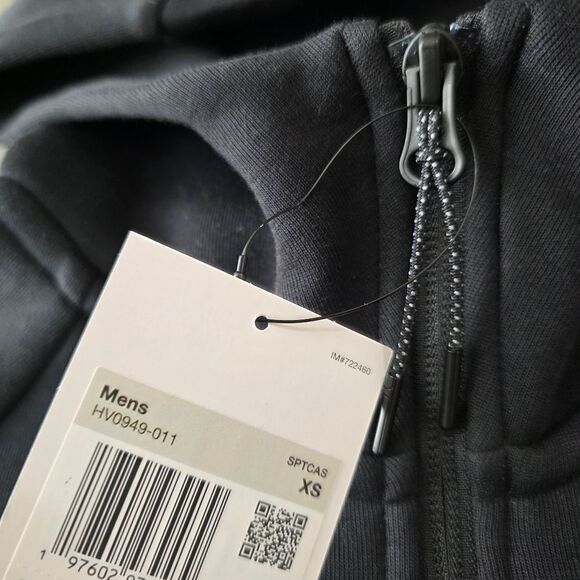 Nike Tech Fleece Windrunner Hoodie Jacket Zip Black Grey Men's XS New HV0949-011 - Picture 6 of 11